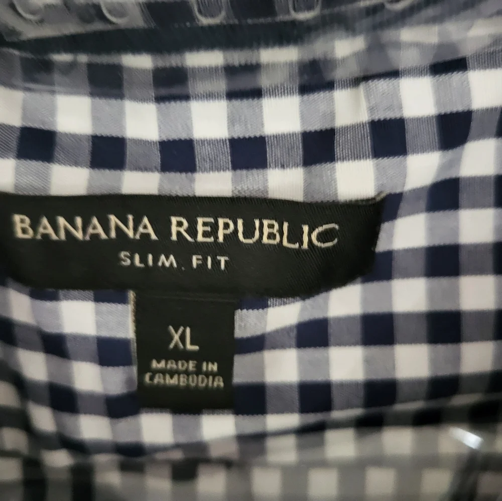 NWT Banana Republic men's button down shirt men's XL #2363